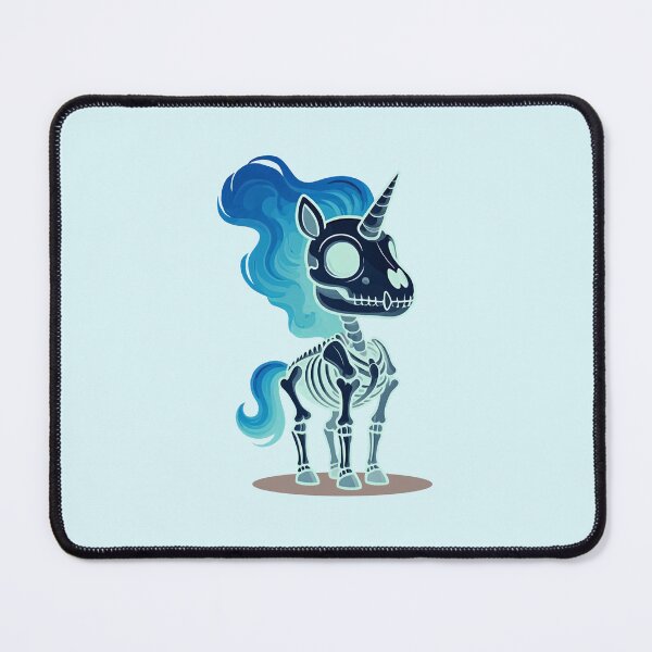 Item preview, Unicorn Skeleton Blue designed and sold by artbyemme.