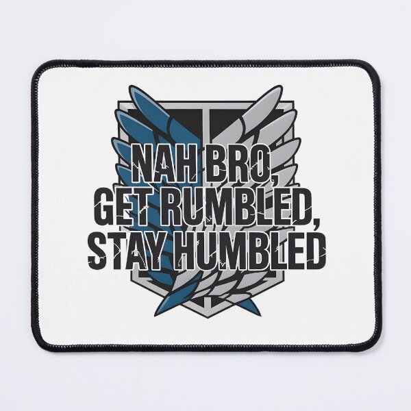 Item preview, Wings of Freedom Meme Quote T-Shirt – Get Rumbled Stay Humbled designed and sold by Hooodify.