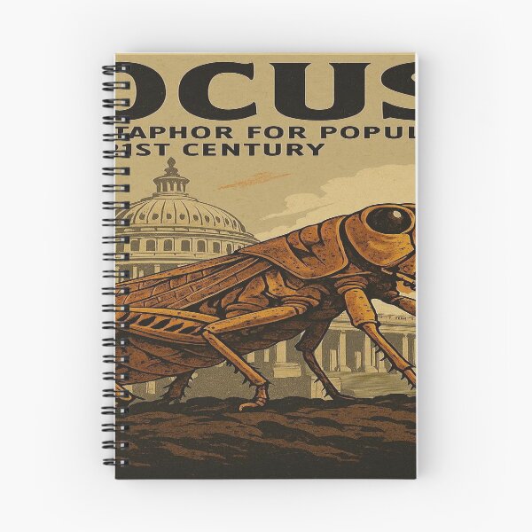 Item preview, Locust – A Metaphor for Populism designed and sold by LOGOSINTERIUM.