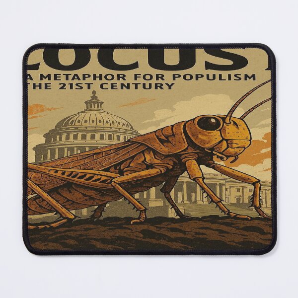 Item preview, Locust – A Metaphor for Populism designed and sold by LOGOSINTERIUM.