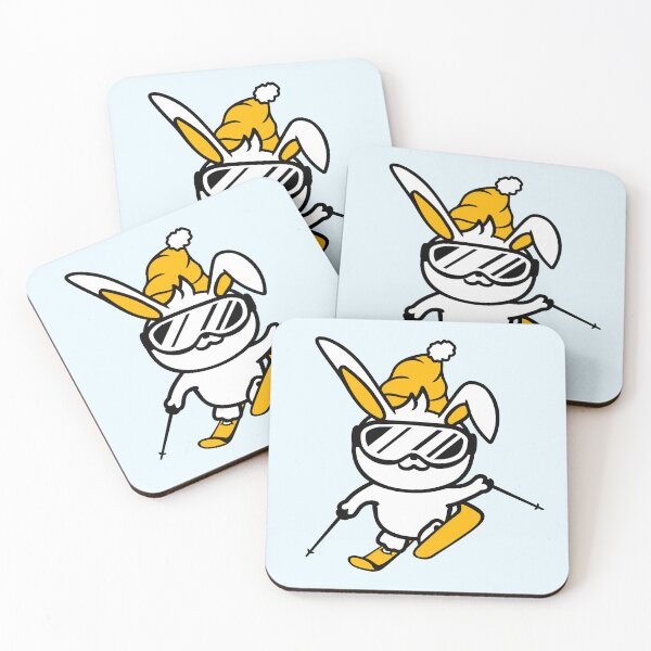 Item preview, Rabbit Ski Goggles Bunny Skiing Fun Goggles Cap designed and sold by shirt-o-mat.