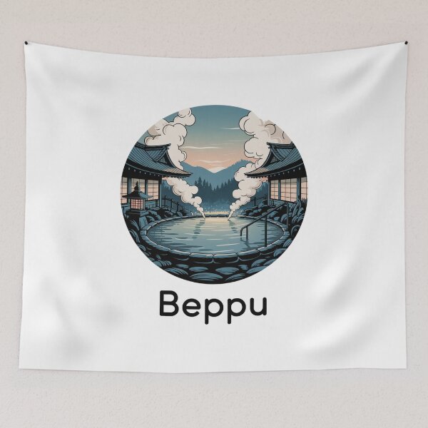 Item preview, Japan City - Beppu designed and sold by SignumShop.
