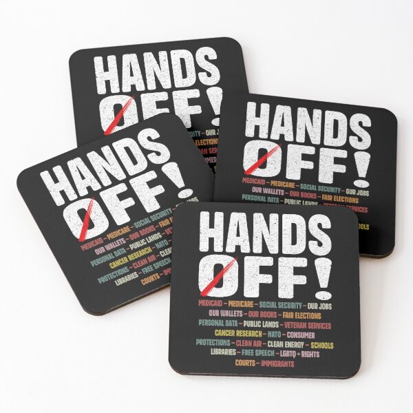 Item preview, Hands Off Protest, Political Activism, Environmental Rights, Save Public Lands, Medicare, Social Security, Free Speech designed and sold by Faissal Thomass.