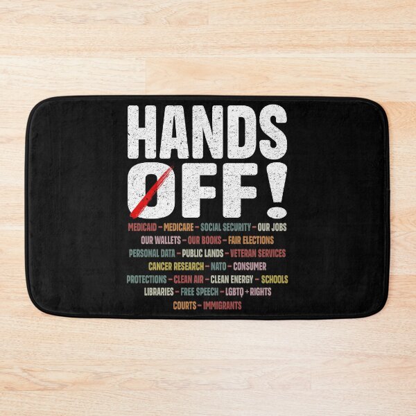 Item preview, Hands Off Protest, Political Activism, Environmental Rights, Save Public Lands, Medicare, Social Security, Free Speech designed and sold by Faissal Thomass.