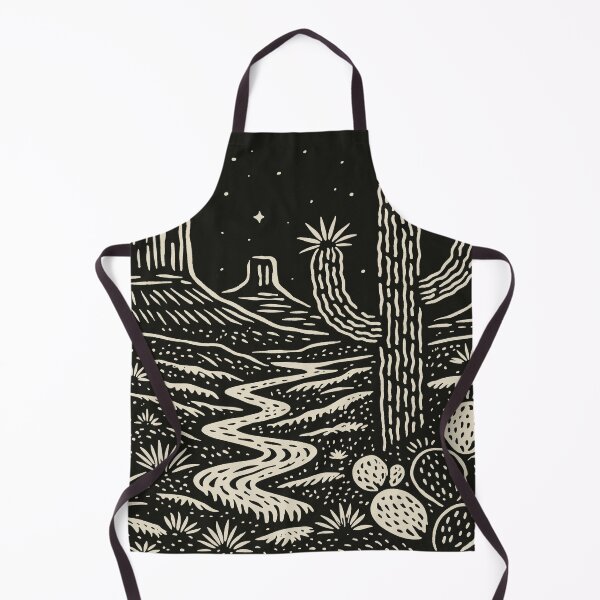 Item preview, Southwestern Desert Night Landscape – Cactus, Stars Boho Western Aesthetic designed and sold by trajeado14.