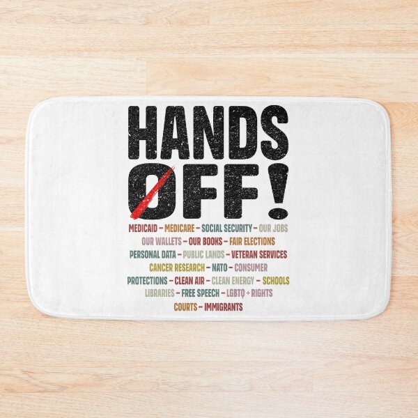 Item preview, Hands Off Protest, Political Activism, Environmental Rights, Medicare, Social Security, Save Public Lands, Free Speech designed and sold by Faissal Thomass.