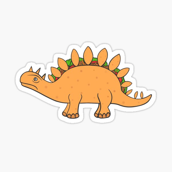 Item preview, Stegosaurus Dinosaur Taco  designed and sold by Sartoris Art.