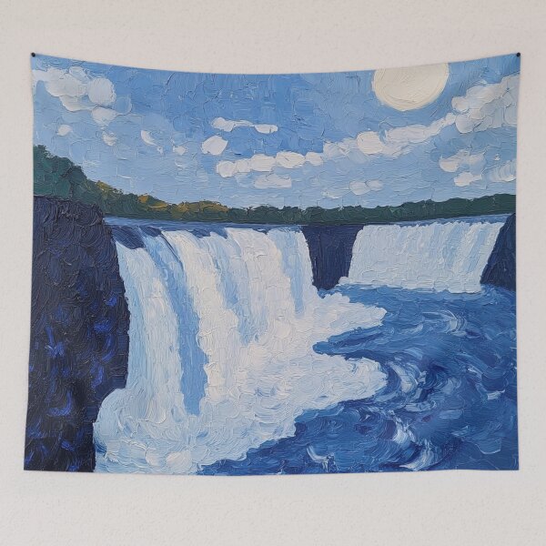 Item preview, Horseshoe Falls | Post-impressionist painting style designed and sold by ComicsFactory.