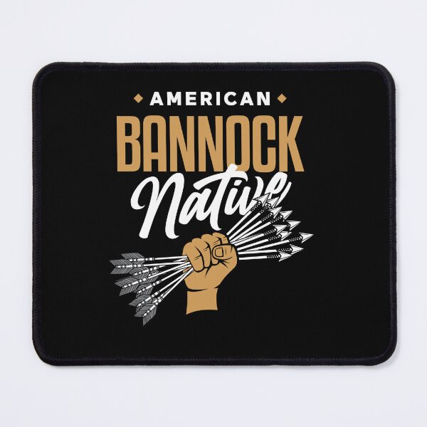 Item preview, AMERICAN BANNOCK NATIVE - Fist of Arrows - Indian Culture Black designed and sold by Darling DeDe.