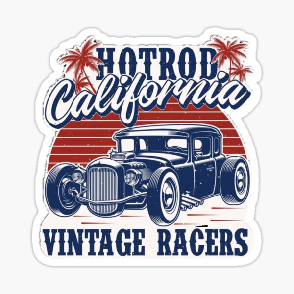 Item preview, hot rod california vintage racers designed and sold by hotrodspirit.