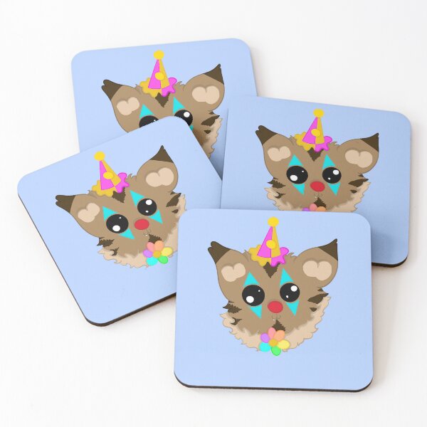 Item preview, Clowning around dark blue background  designed and sold by CreationsByFey.