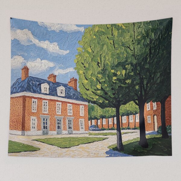 Item preview, Hospital | Post-impressionist painting style designed and sold by ComicsFactory.