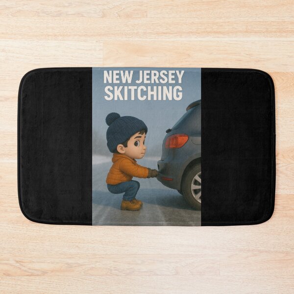 Item preview, "New Jersey Skitching Adventure" designed and sold by MySheetMusicArt.