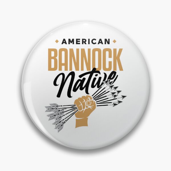 Item preview, AMERICAN BANNOCK NATIVE - Fist of Arrows - Indian Culture WHITE  designed and sold by Darling DeDe.