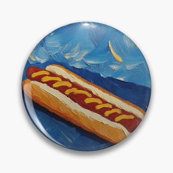 Artikelvorschau, Hotdog | Postimpressionistischer Malstil entworfen und verkauft von ComicsFactory.