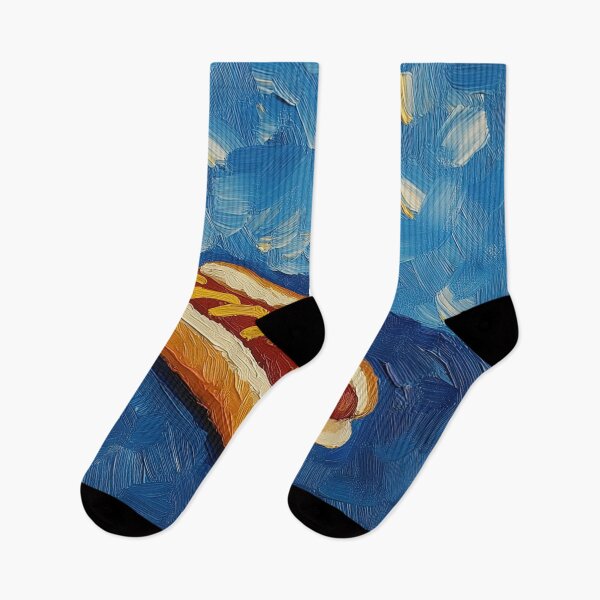 Item preview, Hotdog | Post-impressionist painting style designed and sold by ComicsFactory.