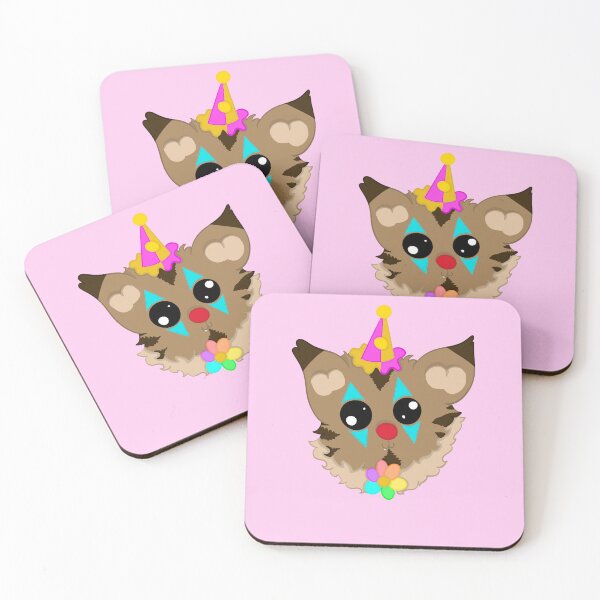 Item preview, Clowning around pink background  designed and sold by CreationsByFey.
