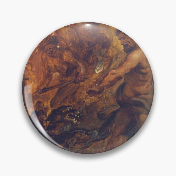 Item preview, Hercules and Cerberus the 12 Labors of Herakles designed and sold by ClassicalGreece.