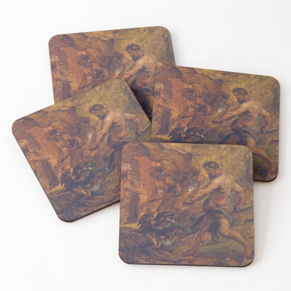 Item preview, Hercules and Cerberus the 12 Labors of Herakles designed and sold by ClassicalGreece.