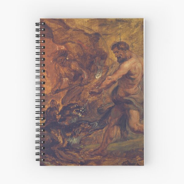 Item preview, Hercules and Cerberus the 12 Labors of Herakles designed and sold by ClassicalGreece.