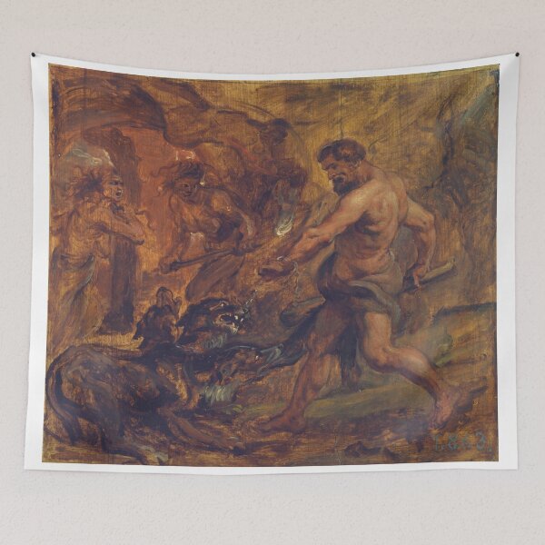 Item preview, Hercules and Cerberus the 12 Labors of Herakles designed and sold by ClassicalGreece.