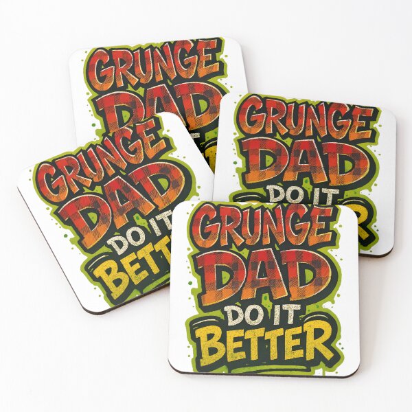 Item preview, Grunge Dad Do It Better | 90s Plaid Graffiti Design designed and sold by Boombox Theory.