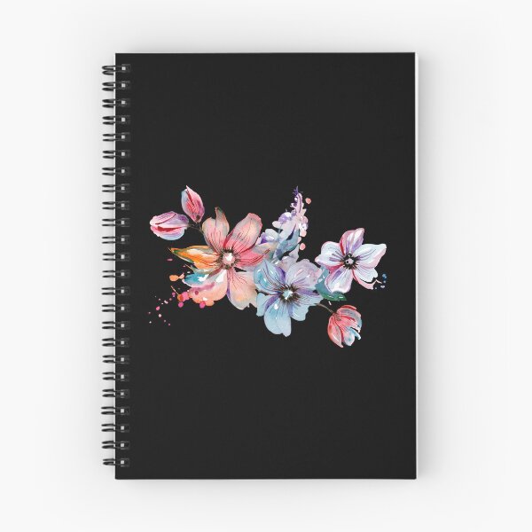 Aperçu de l'œuvre Fleurs arc-en-ciel créée et vendue par DankThreads.