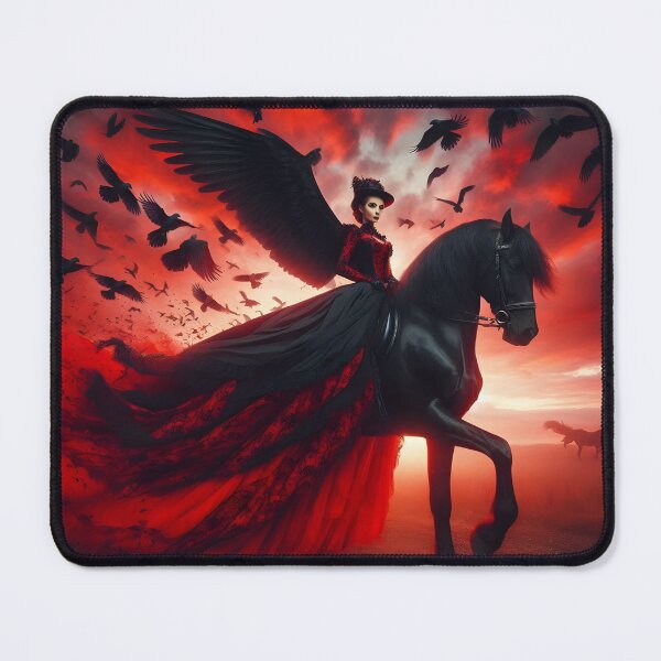 Item preview, The Dark Valkyrie – Goth Rider of the Shadows designed and sold by GothicRubette.