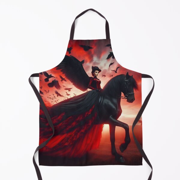 Item preview, The Dark Valkyrie – Goth Rider of the Shadows designed and sold by GothicRubette.