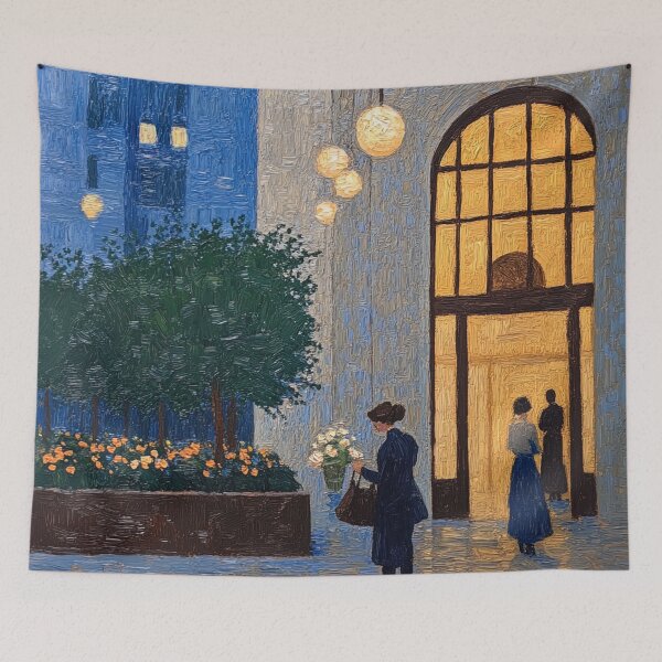 Item preview, Hotel | Post-impressionist painting style designed and sold by ComicsFactory.