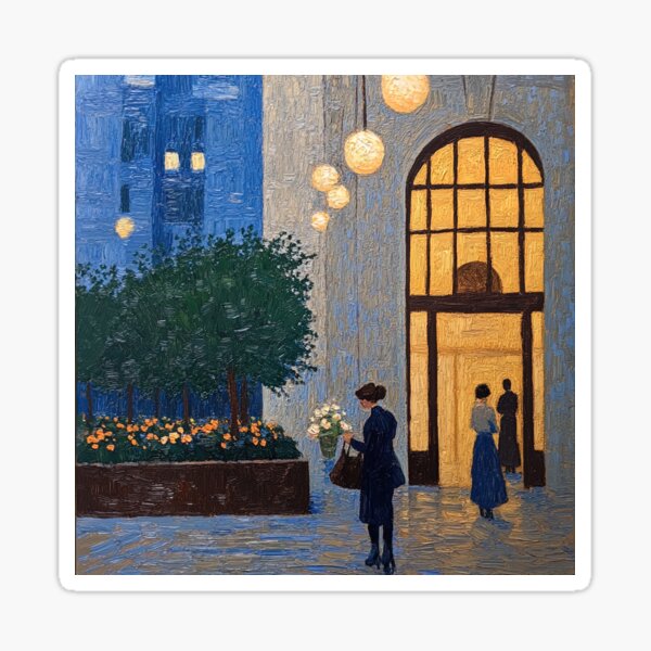 Item preview, Hotel | Post-impressionist painting style designed and sold by ComicsFactory.