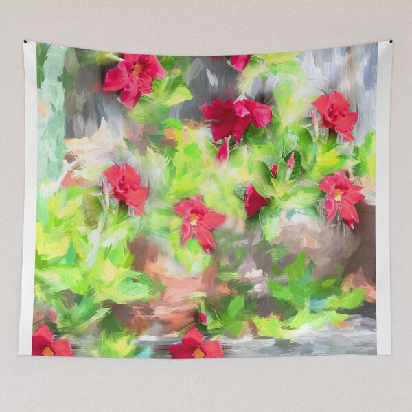 Item preview, Red Mandevilla Flower Vine X200 designed and sold by RichFrancoCars.