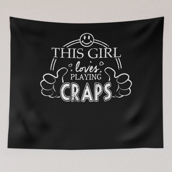 Item preview, Girl Loves Playing Craps designed and sold by shoppzee.