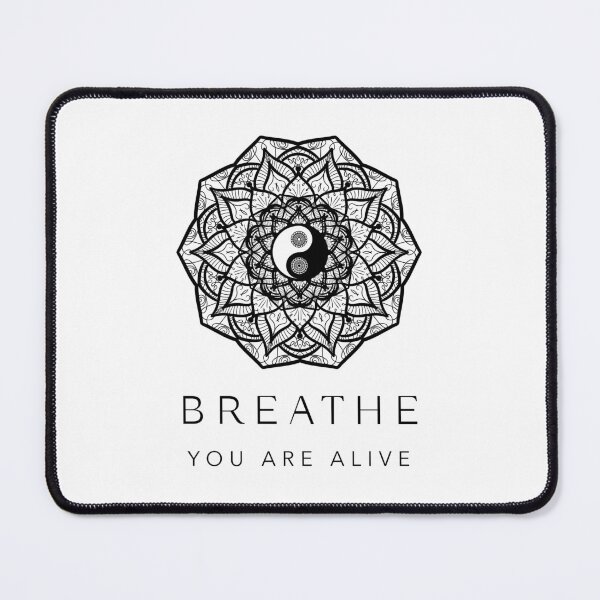 Item preview, Breathe You Are Alive Mindfulness Meditation Dao Dark designed and sold by QQMerch.