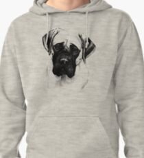 Mastiff Portrait Tee Pullover Hoodie