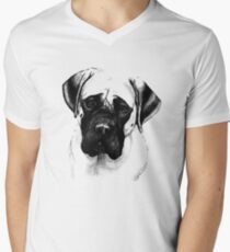 Mastiff Portrait Tee Men's V-Neck T-Shirt