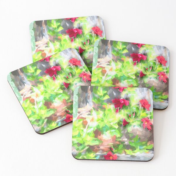 Item preview, Red Mandevilla Flower Vine X201 designed and sold by RichFrancoCars.