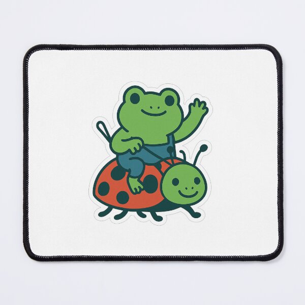Item preview, Frog Riding a Ladybug designed and sold by hi-chew.