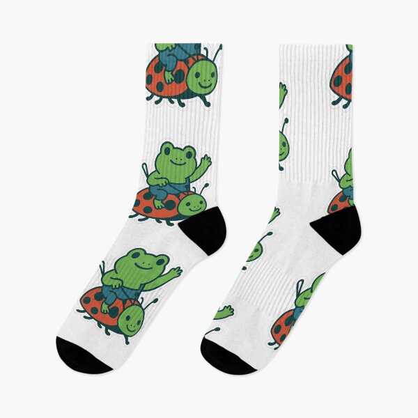 Item preview, Frog Riding a Ladybug designed and sold by hi-chew.