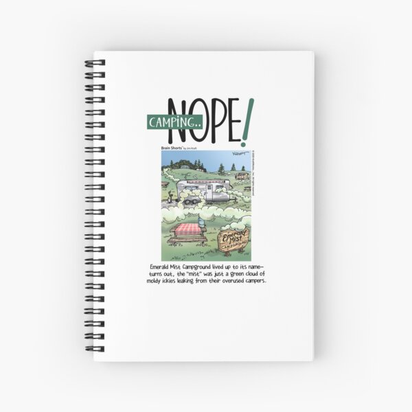 Item preview, Camping—Nope Camper Camping designed and sold by Brain Shorts.