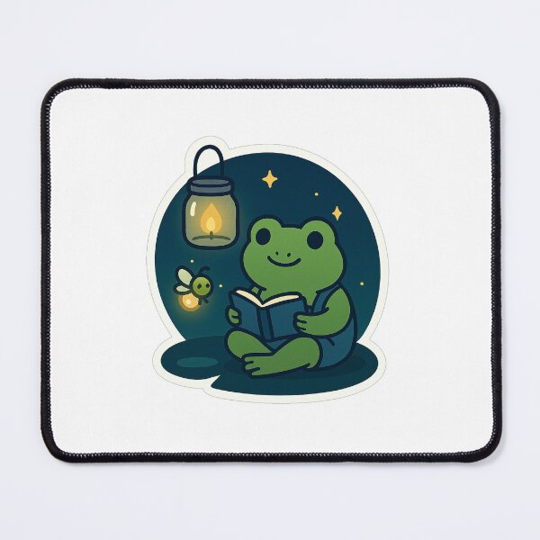Item preview, Frog Reading with Firefly designed and sold by hi-chew.