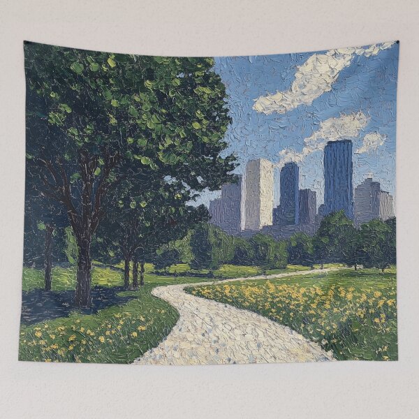 Item preview, Houston | Post-impressionist painting style designed and sold by ComicsFactory.