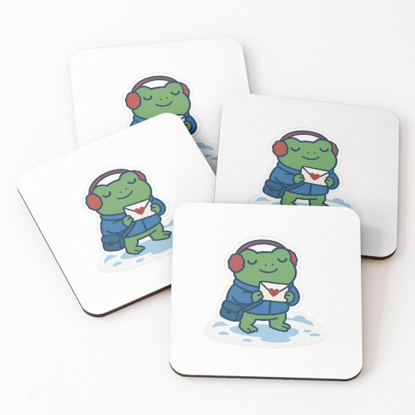 Item preview, Winter Mail Frog designed and sold by hi-chew.