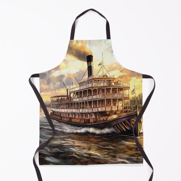Item preview, Steamboat Mississippi River paddle steamer Mark  riverboat  designed and sold by JanChryzostom.