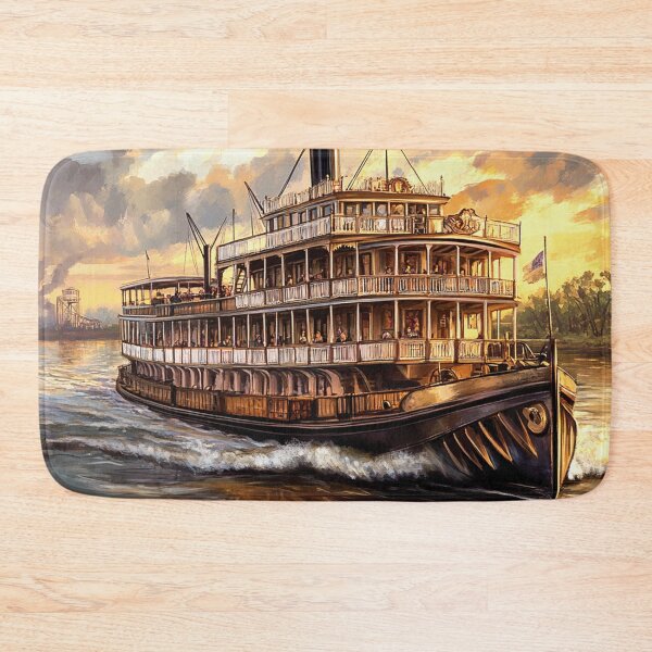 Item preview, Steamboat Mississippi River paddle steamer Mark  riverboat  designed and sold by JanChryzostom.