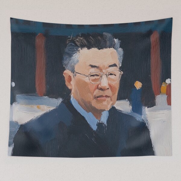 Item preview, Hu Jintao | Post-impressionist painting style designed and sold by ComicsFactory.