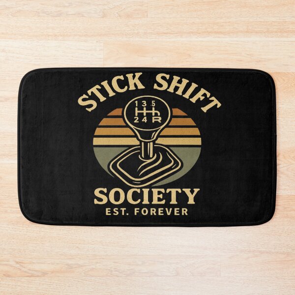 Item preview, Stick Shift Society – Est. Forever Retro Car Enthusiast designed and sold by PrintHorizonD.