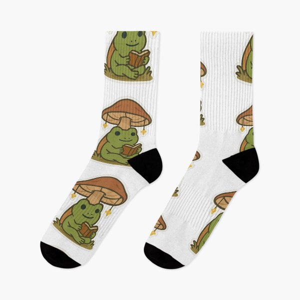 Item preview, Frog Reading Under Mushroom designed and sold by hi-chew.