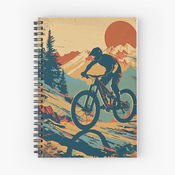 Item preview, 80s Downhill MTB Poster designed and sold by GearHead Designs.