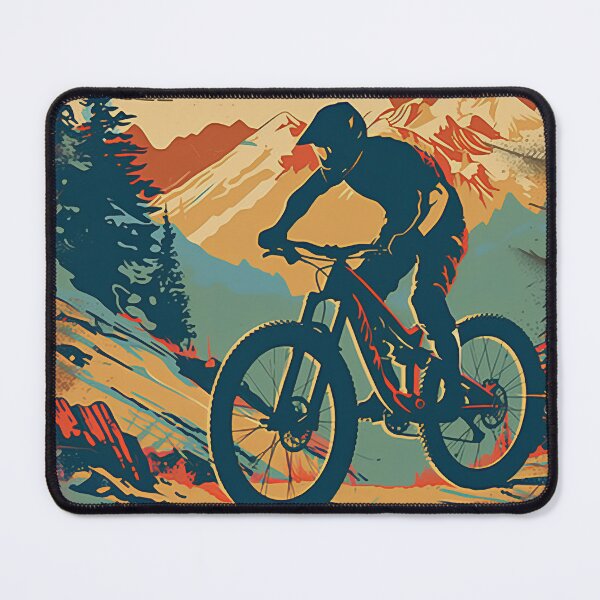 Item preview, 80s Downhill MTB Poster designed and sold by GearHead Designs.
